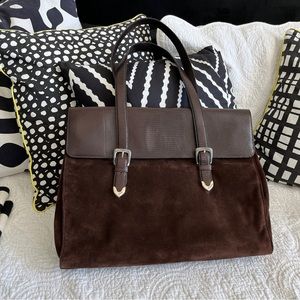 Ralph Lauren Lizard Shoulder Tote